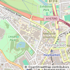 Map of Newcastle Upon Tyne