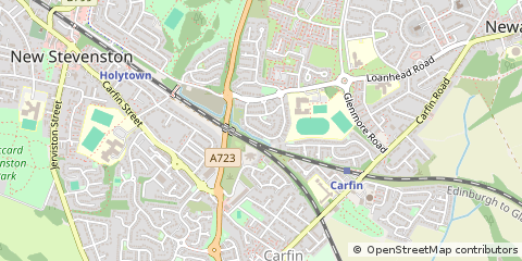 Map of Motherwell
