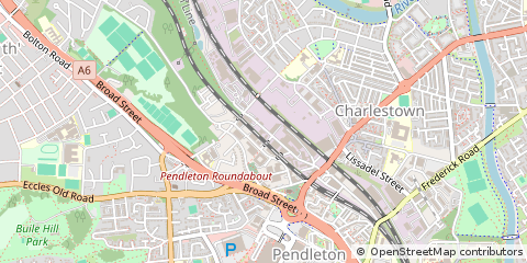 Map of Salford