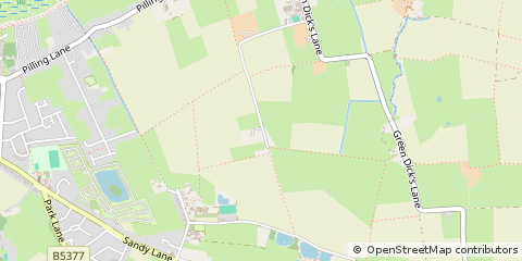 Map of Preesall, Lancashire