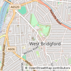 Map of Nottingham