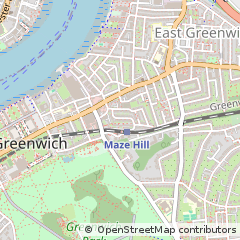Map of Greenwich