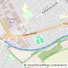 Map of Dunstable, Bedfordshire