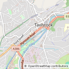 Map of Tavistock, Devon