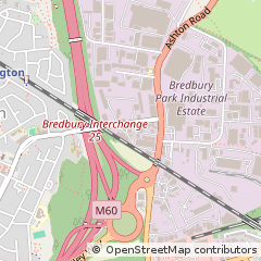 Map of Stockport, Cheshire