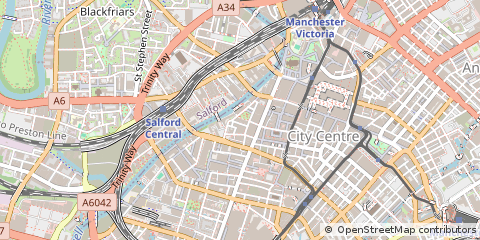 Map of Manchester