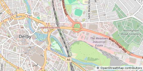 Map of Derby