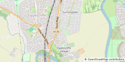 Map of Stockton-on-Tees