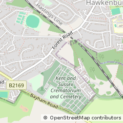 Map of Tunbridge Wells, Kent