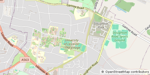 Map of Leicester