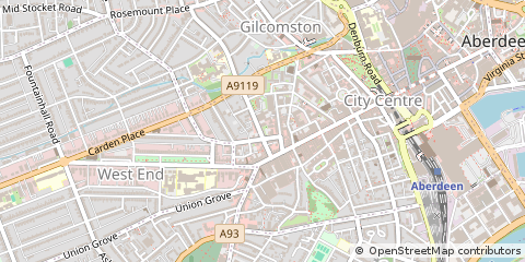 Map of Aberdeen