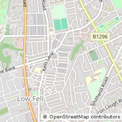 Map of Gateshead