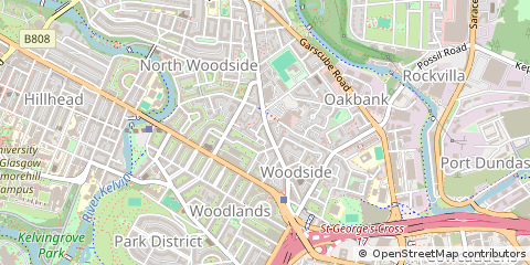 Map of Glasgow, City of Glasgow