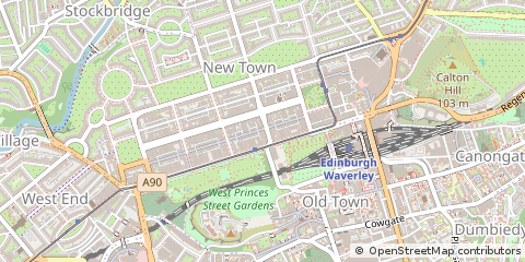 Map of Edinburgh