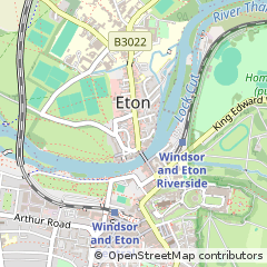 Map of Windsor, Berkshire
