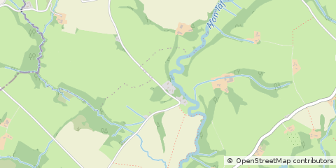 Map of Whitland, Carmarthenshire