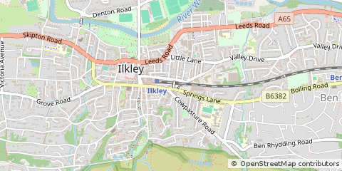 Map of Ilkley