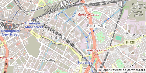 Map of West Midlands