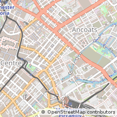 Map of Manchester, Greater Manchester