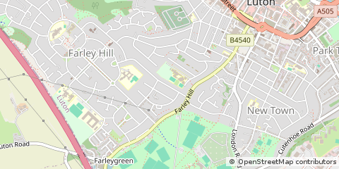 Map of Luton
