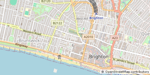 Map of Brighton, East Sussex