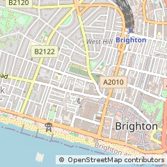 Map of Brighton, East Sussex