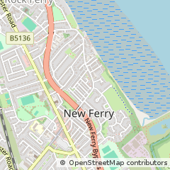 Map of Wirral, Merseyside