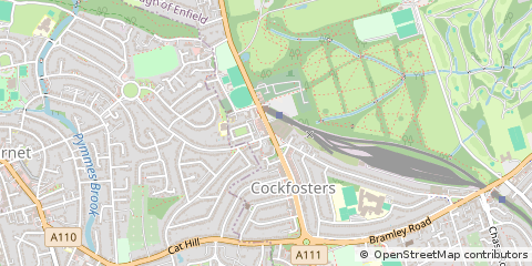 Map of Barnet