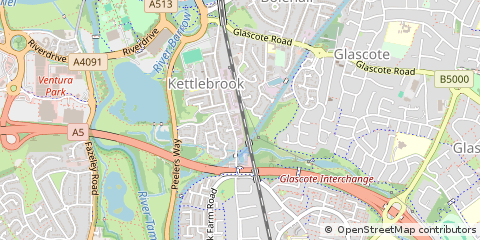 Map of Staffordshire