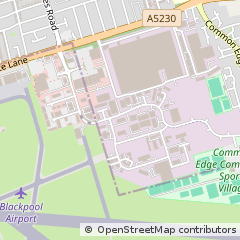 Map of Blackpool, Lancashire