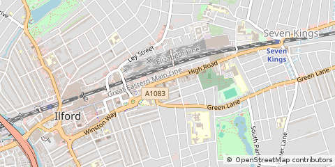Map of Ilford