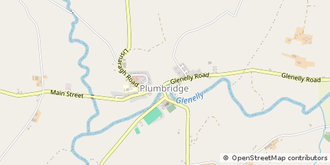 Map of Omagh, County Tyrone