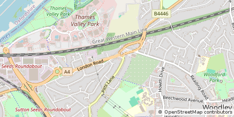 Map of Reading