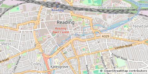 Map of Reading