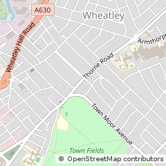 Map of Doncaster