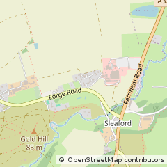Map of Bordon