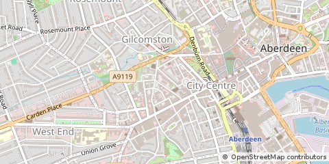 Map of Aberdeen