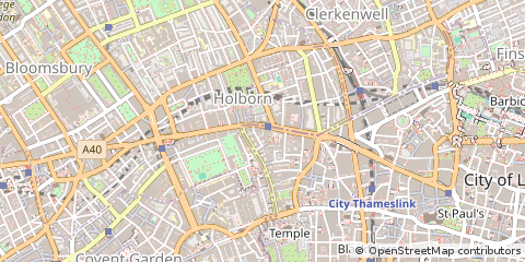 Map of London, Lincolnshire