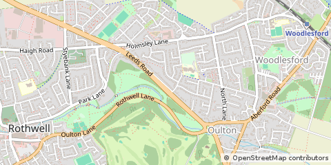 Map of Oulton, Leeds