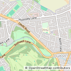 Map of Oulton, Leeds