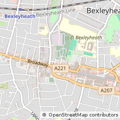 Map of Bexleyheath, Kent