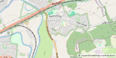 Map of Bath