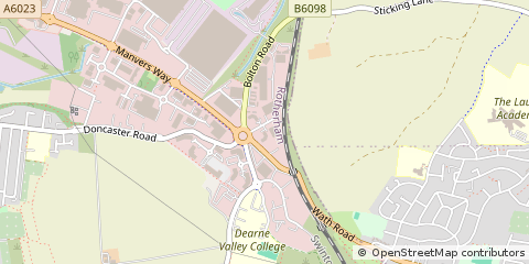 Map of Rotherham