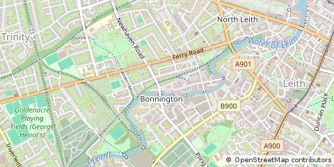 Map of Edinburgh, Lothian