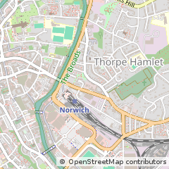 Map of Norwich, Norfolk