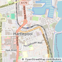 Map of Hartlepool
