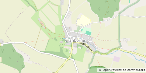 Map of Wimborne, Dorset