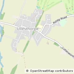 Map of Lutterworth, Leicestershire
