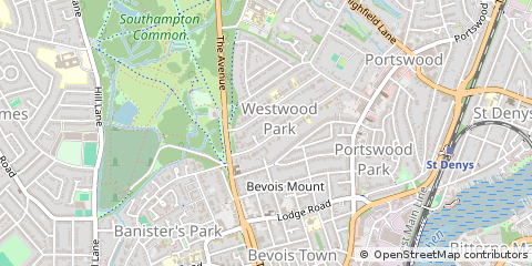 Map of Southampton