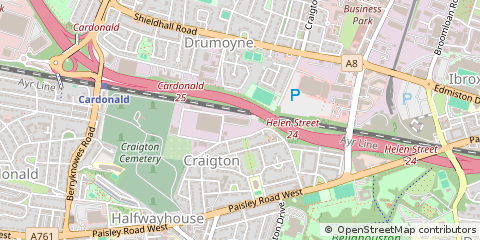 Map of Glasgow